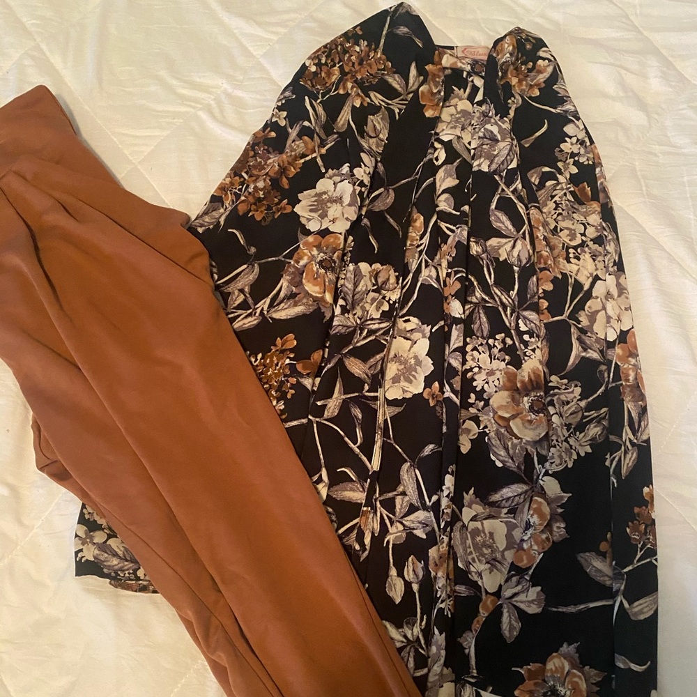 2 FOR 1!! Kimono and pant set